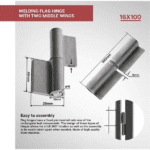 Round Cylindrical Welding Hinges - Image 2