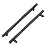 6.2"/156mm Black Round Drawer Handle F27 - Image 2