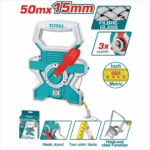 TOTAL Fibreglass Measuring Tape