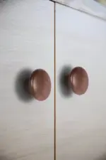 Drawer Handle  – Versatile Wooden and Metal Knob for Dressers and Kitchen Drawers - Image 2