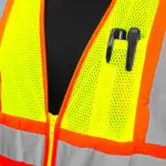 2XL Vaultex Body Reflective Vest-100% Polyester – High-Visibility for Construction & Traffic